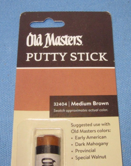 7 Different Old Masters Putty Sticks .. Hide Those nail holes, mitered joints ..