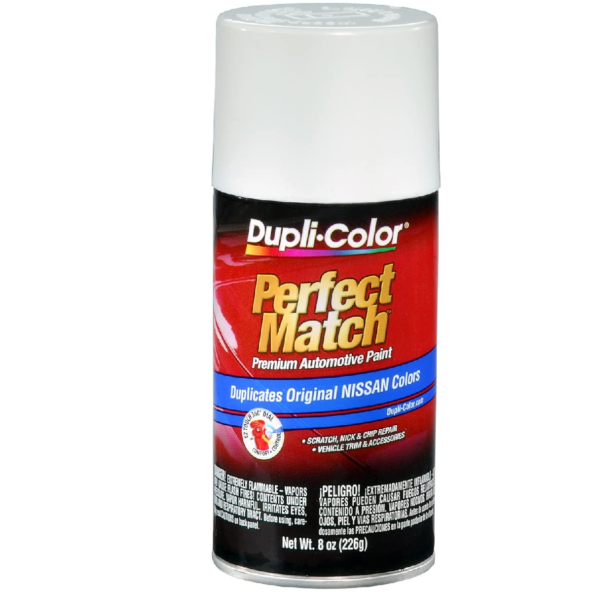 Perfect Match Premium Automotive Paint, Cloud White, 8 oz