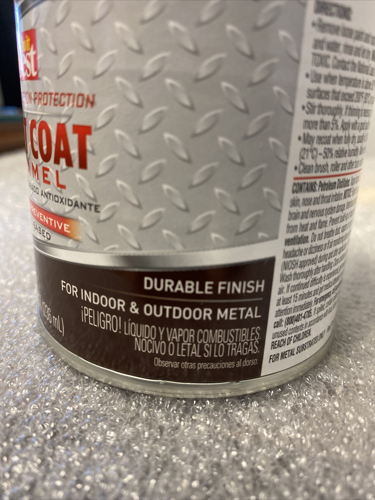 DO IT BEST GLOSS CHESTNUT BROWN RUST COAT ENAMEL 8 OUNCE CAN 771430