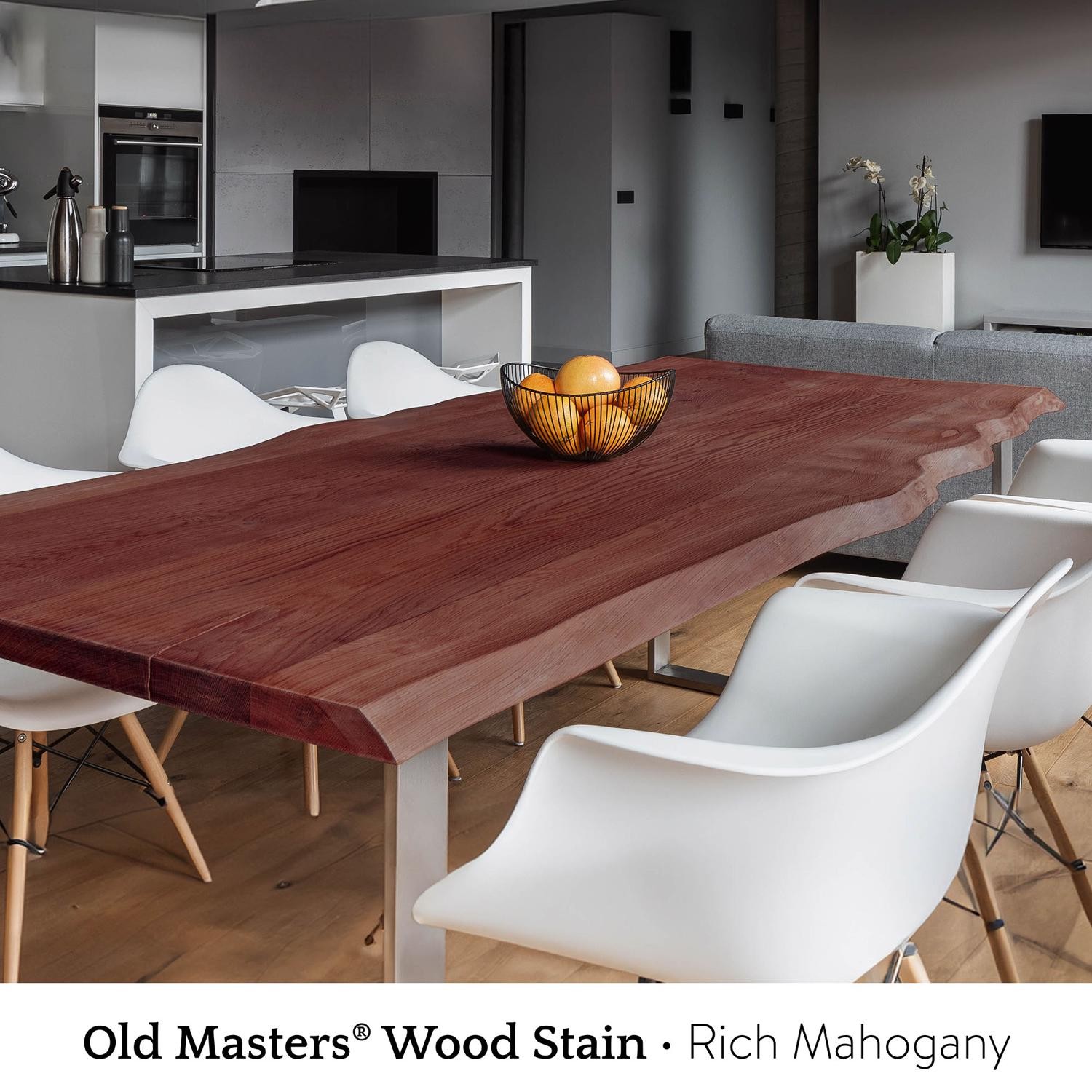 Old Masters 84304 Interior and Exterior Mahogany Gel Stain 1 qt.