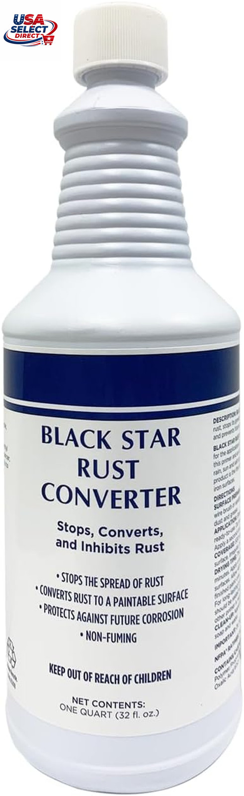 Rust Converter for Steel Surfaces – 1 Quart – Easy Application