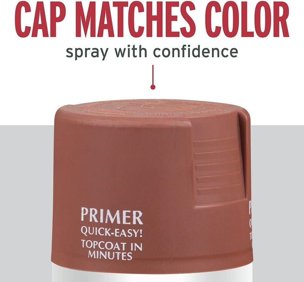 7769830 Stops Rust Spray Paint, 12-Ounce, Flat Rusty Metal Primer