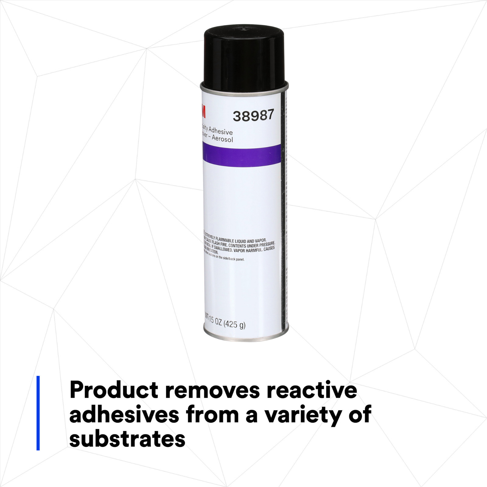 3M Specialty Adhesive Remover Aerosol Spray (38987): 15 oz. (Clear)