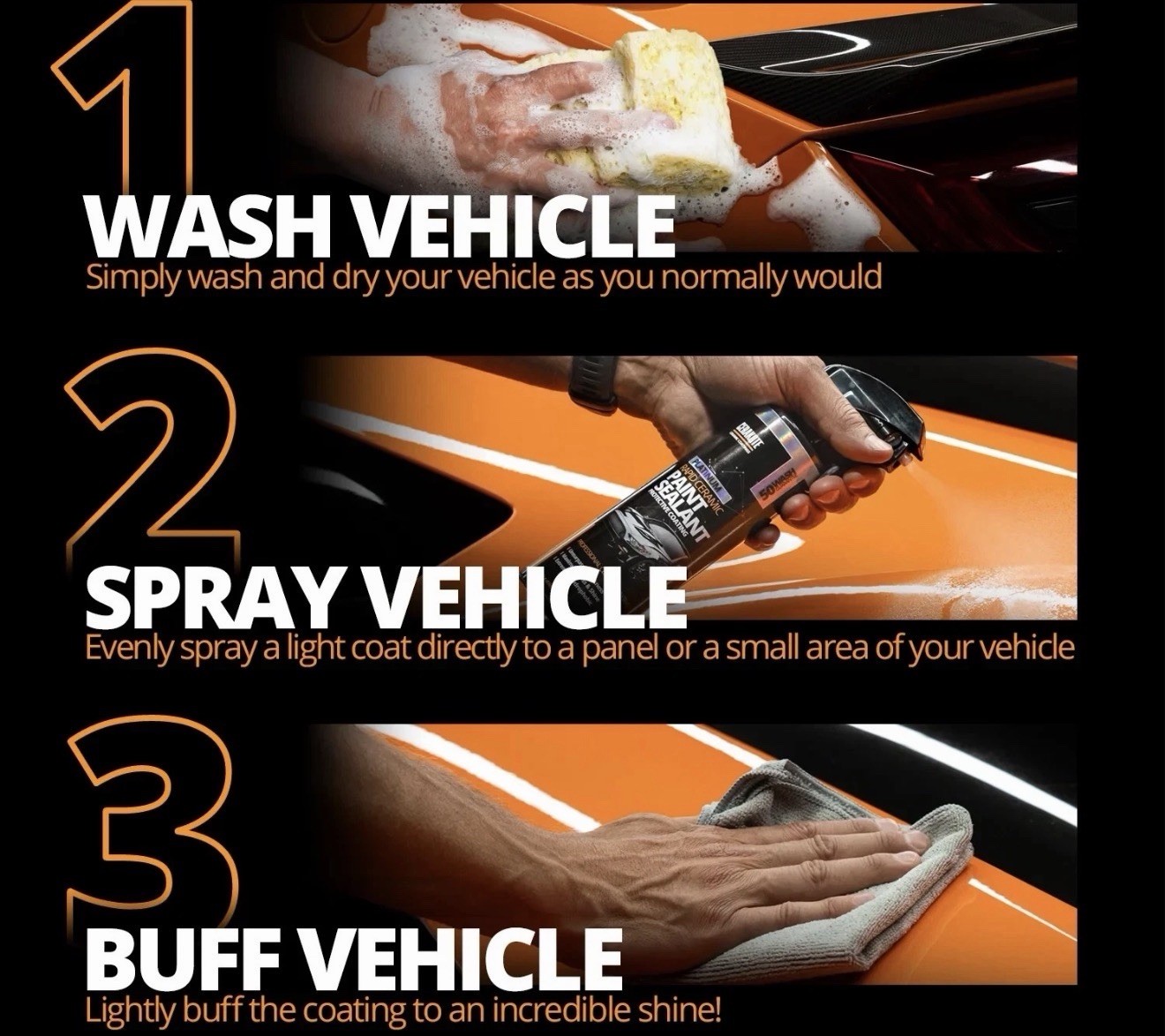 Cerakote Platinum Rapid Ceramic Paint Sealant Kit, High Gloss Protective Coating