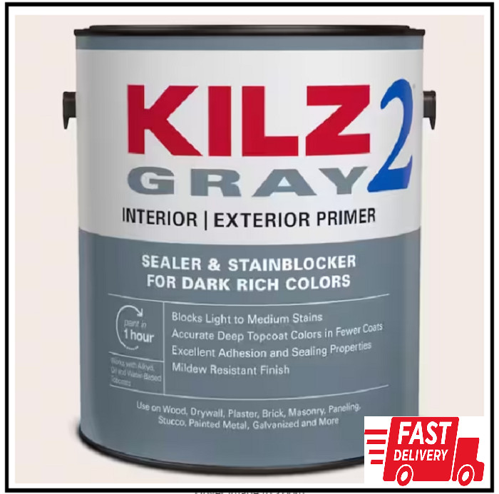 All Purpose 1 Gal. Gray Interior/Exterior Multi-Surface Primer, Sealer, and Stai