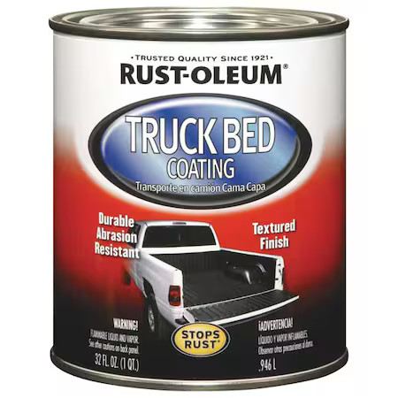Rust-Oleum 248915 1 Qt. Textured Black Truck Bed Coating