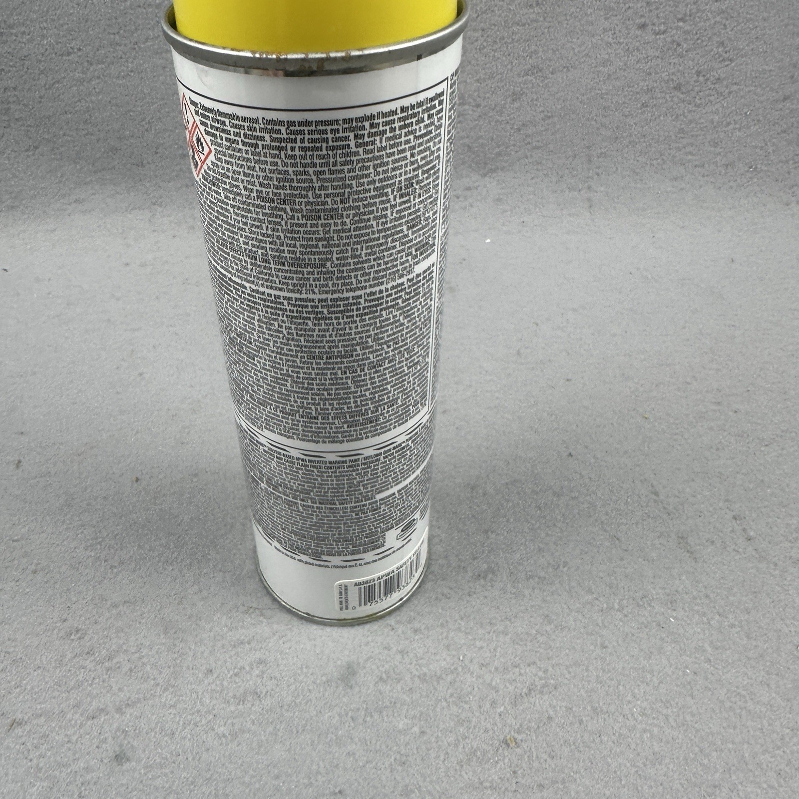 Krylon Industrial Quik-Mark Sb Inverted Marking Paint Apwa Safety Yellow A03823