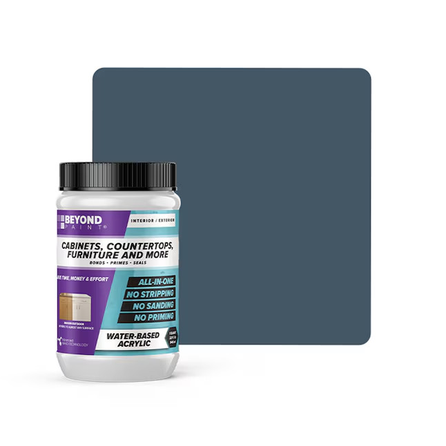 BEYOND PAINT Furniture Cabinets Countertops All-In-One Paint Quart Deep Blue
