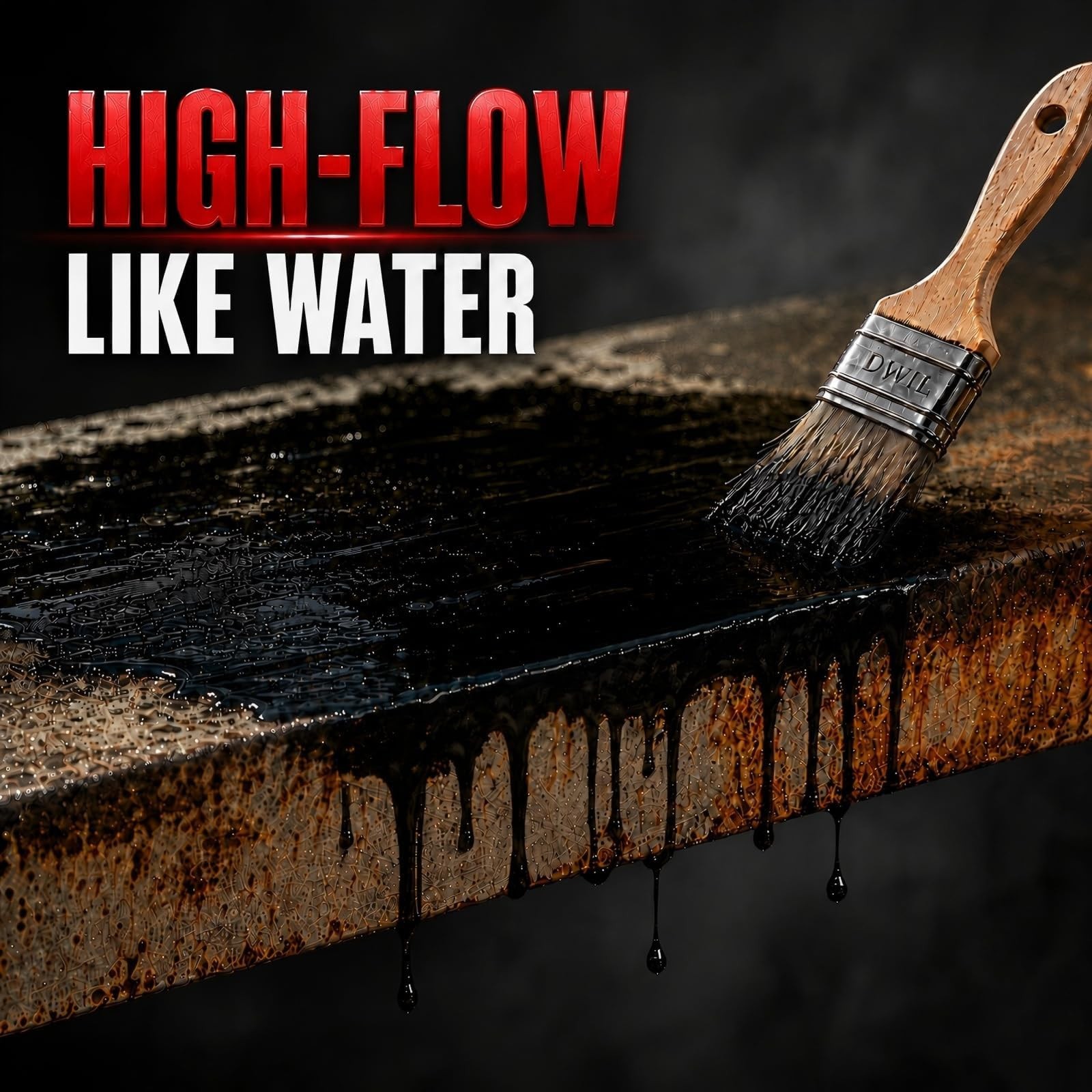 DWIL Rust Converter and Metal Primer 𝟮 𝗶𝗻 𝟭, High-Flow Water-Based Rust R…