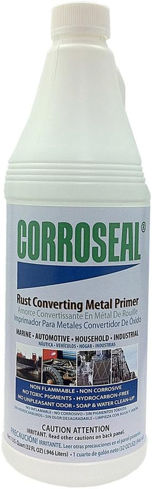 Corroseal-82320 Water-Based Rust Converter Metal Primer, Rust Converter – 1 Qt