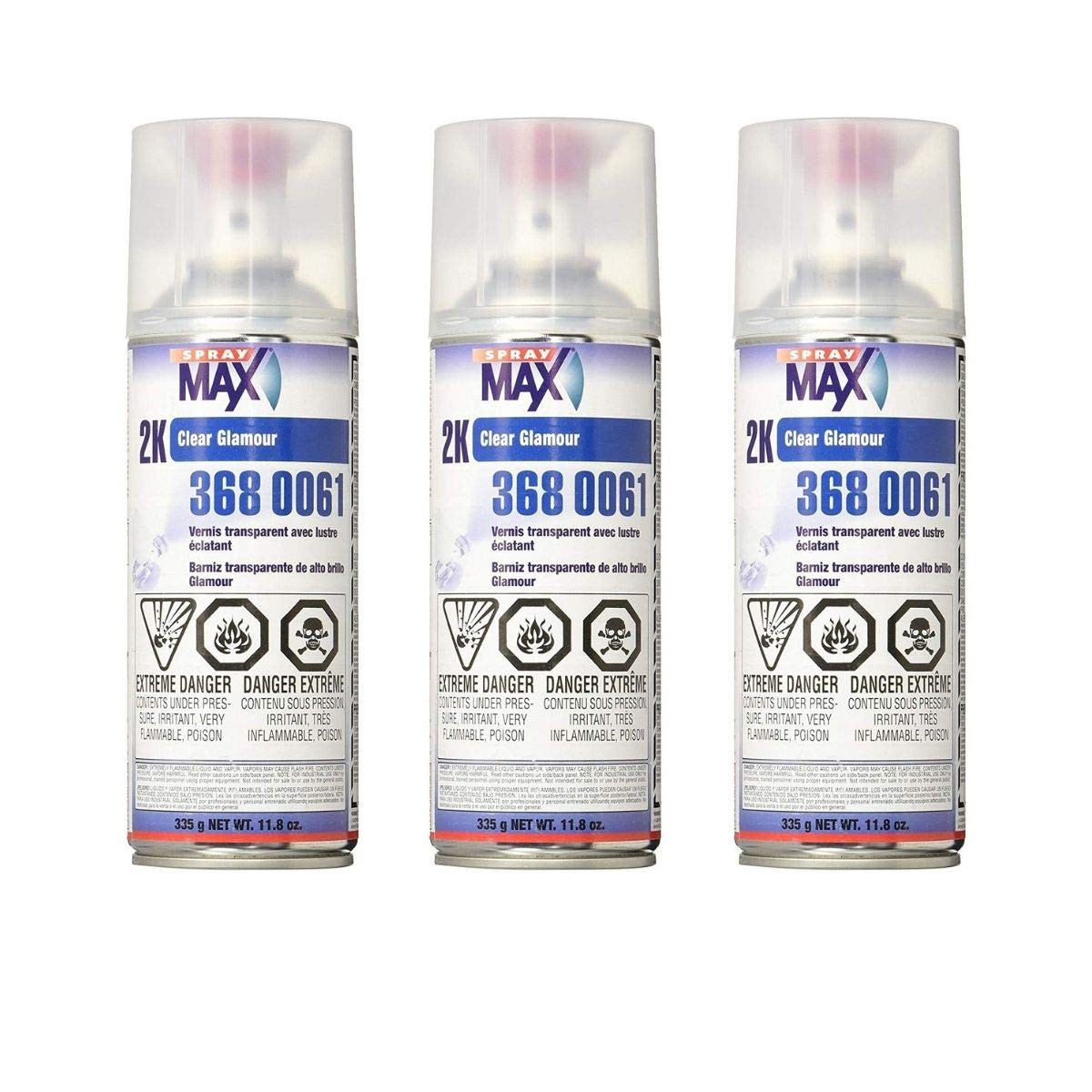 USC 2K Glamour High Gloss Aerosol Clear (3 Pack)