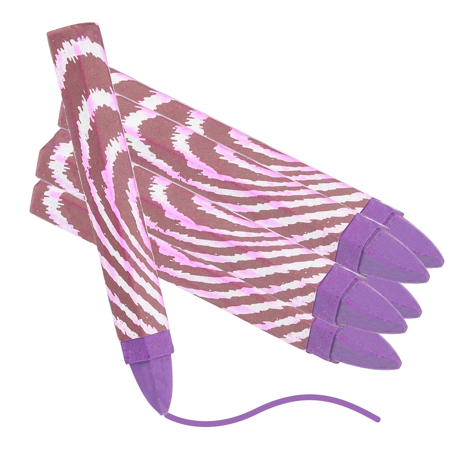 Chalk 6pcs purple 10.4×1.5cm for marking wood
