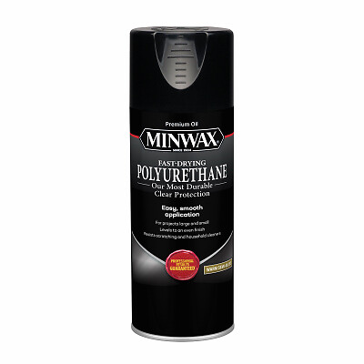 Minwax 33055 Aerosol Semi-Gloss Polyurethane Finish, 11.5 oz. – Quantity 1