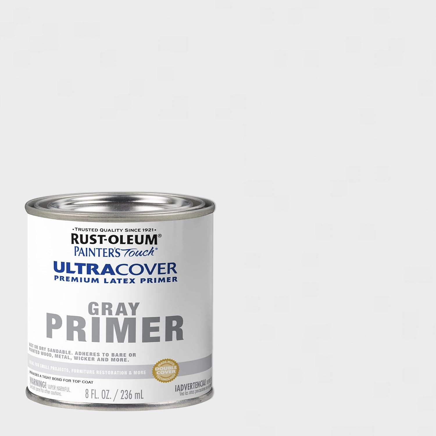 Painter’s Touch Latex Brush-On Paint, Flat Gray Primer | Interior/Exterior Du…
