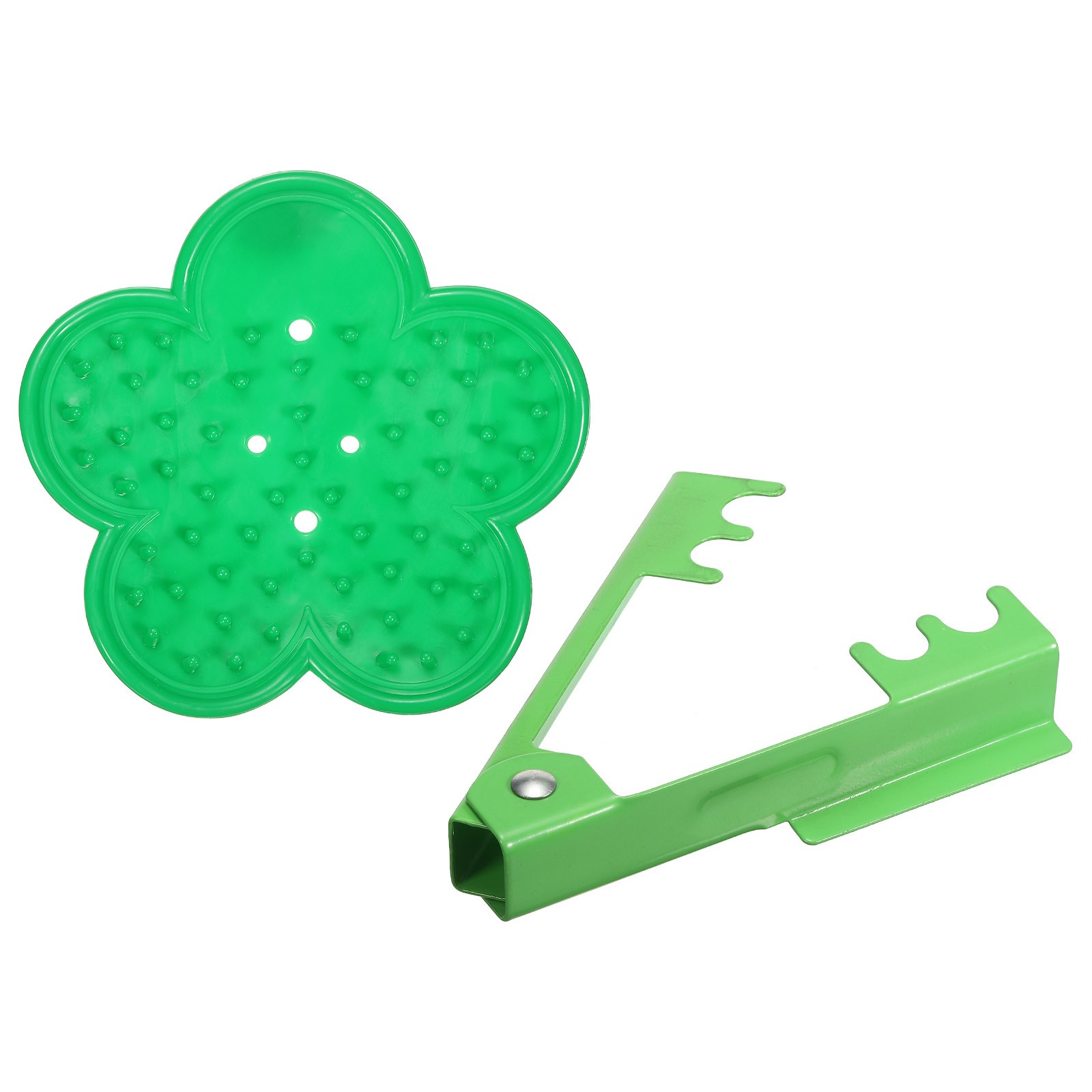 2pcs Rose Stem Leaf Thorn Stripper Remover Tool Leaf Stripping Tool Green