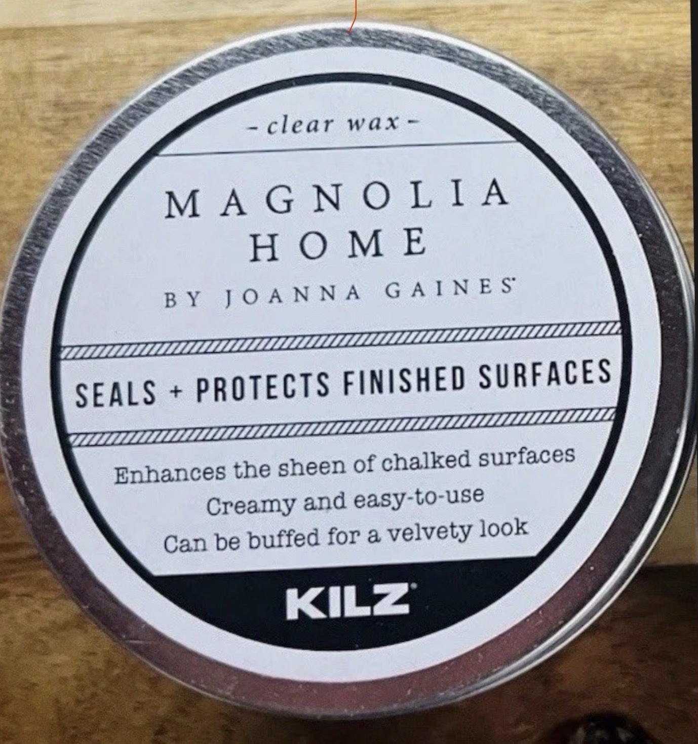 Magnolia Home Clear Wax 5.7OZ Kilz Chalk PaintCharacter Low Odor