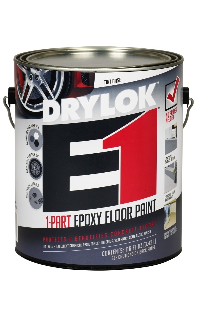 Drylok 28413 E1 One-Part Epoxy Concrete Floor Paint Tint, 1 Gal.