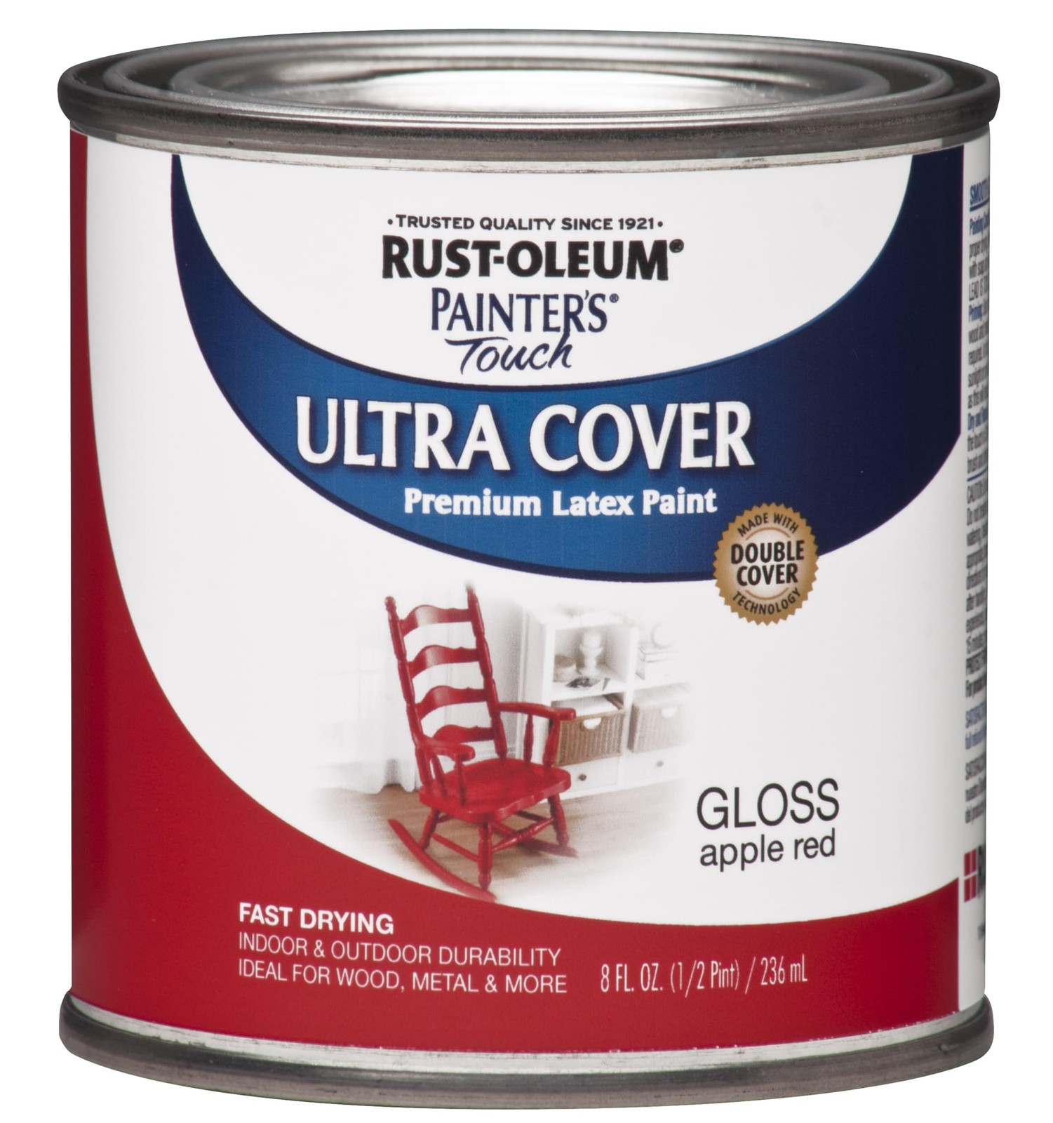 Rust Oleum Painter’s Touch Ultra Cover Gloss Apple Red Paint 8 Fl Oz 30 Sq Ft