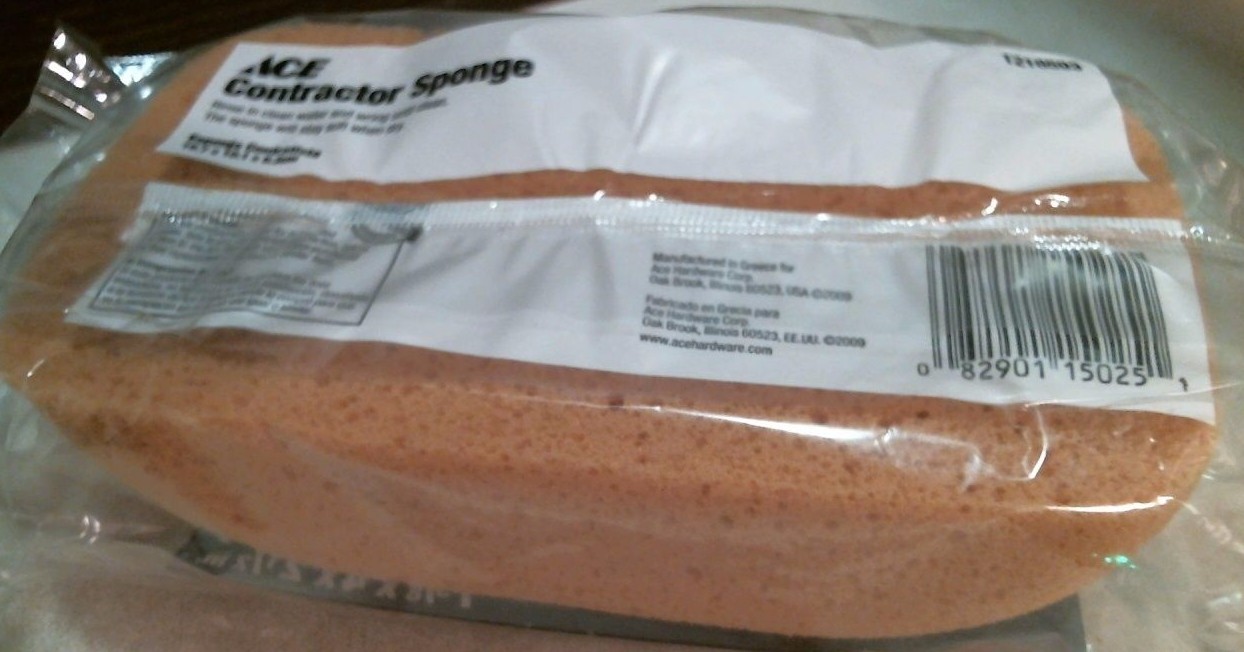 Ace Contractor Sponge 7-3/8″ X 4″ X 2-1/2″ Lg. Pore (15025) FS