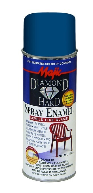 Majic Diamond Hard 11 oz Can of Gloss Royal Blue Spray Enamel Paint 8-21505-8
