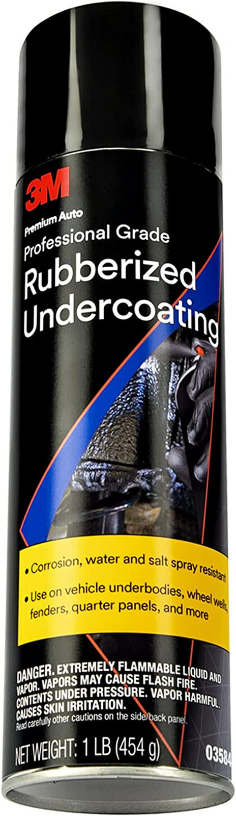 Heavy-Duty Durable Matte Rubberized Undercoating – 16 oz. Aerosol – Black