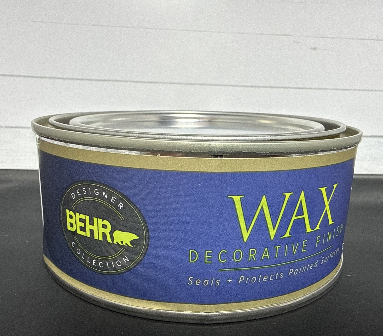 BEHR Wax Decorative Finish Clear No. 7140 Chalk Paint Sealant 8 oz Can NEW