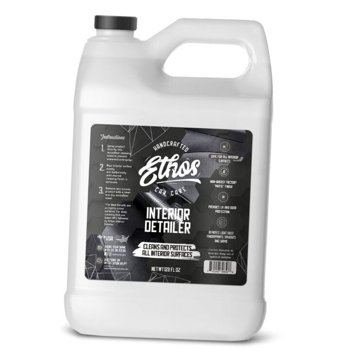 Ethos Interior Detailer Spray – Interior Car Cleaner Easily Cleans & Gallon