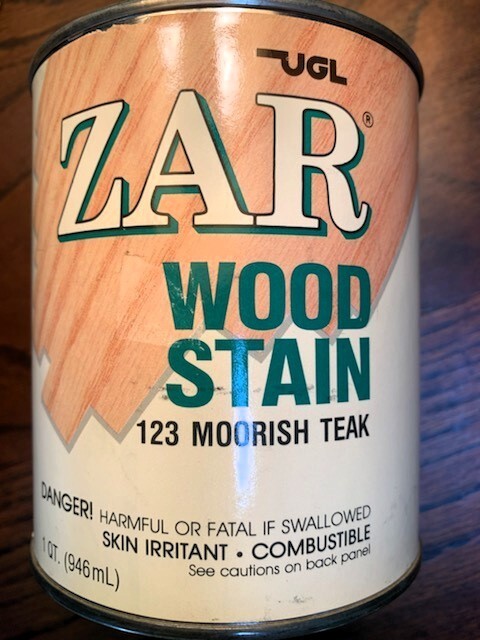 Zar Interior Stain, 123 MOORISH TEAK, Quart