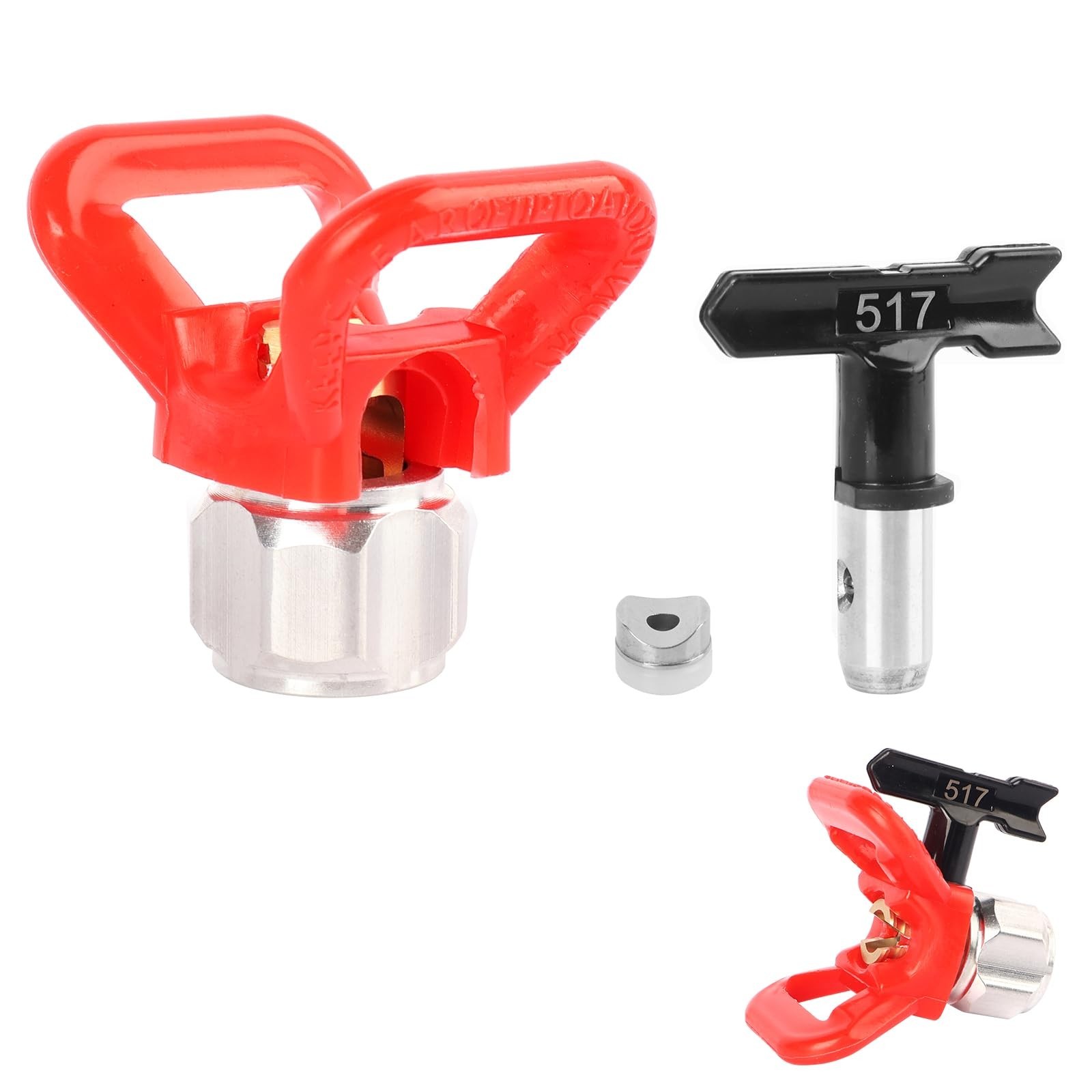 Airless Spray Tip for Standard Airless Paint Spray ，Includes 517 Nozzle t