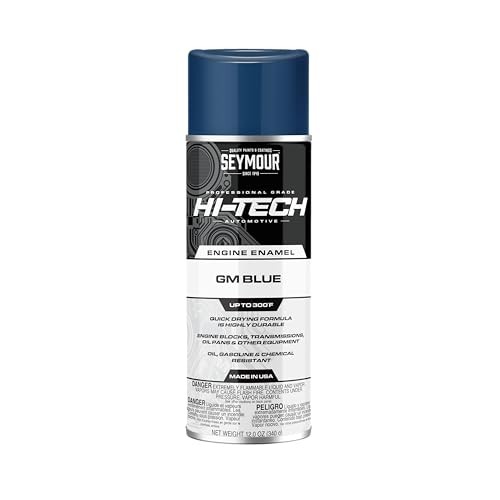 Seymour EN-67 Hi-Tech Engine Spray Paint | Engine 12 Ounce (Pack of 1) GM Blue