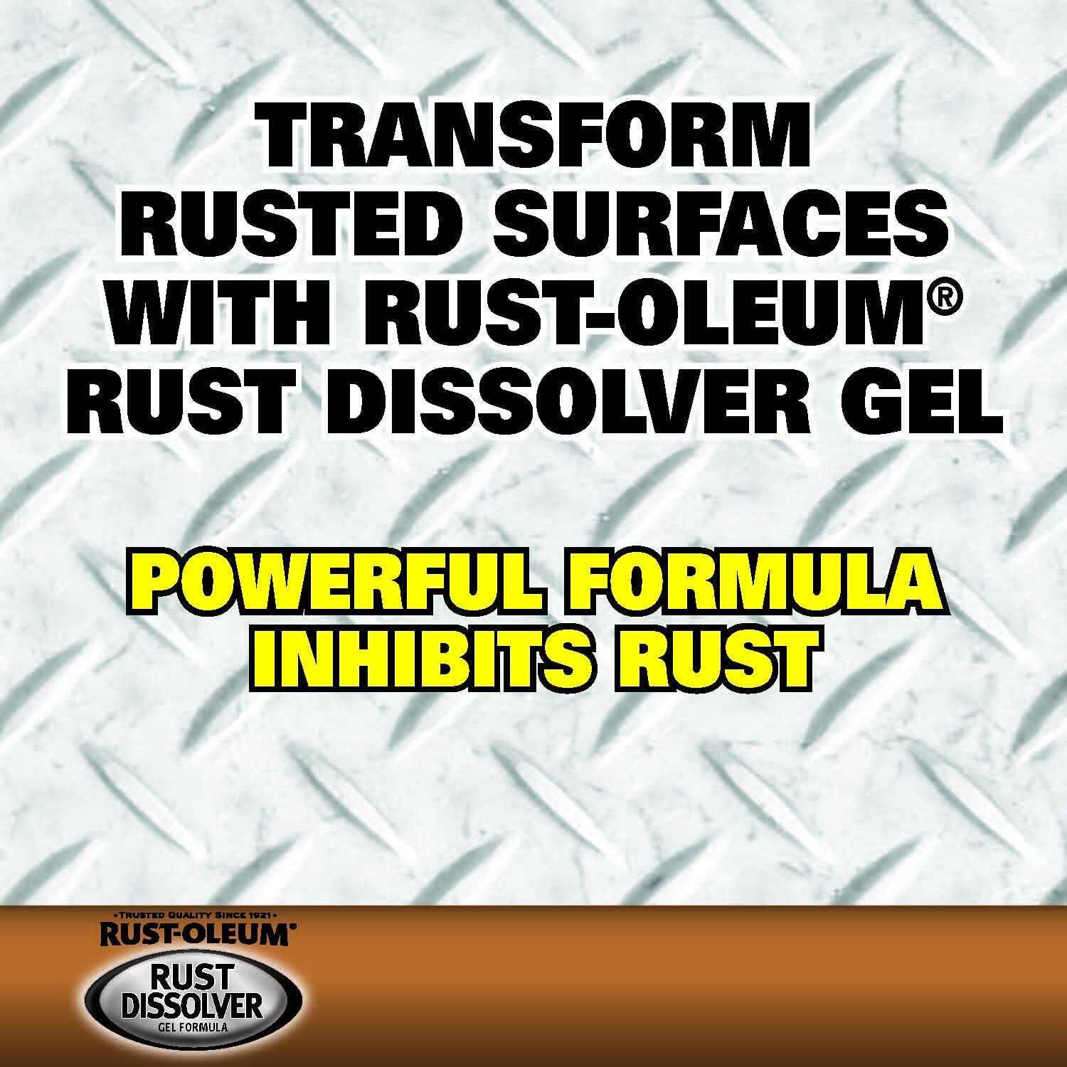 Rust Oleum Rust Dissolver Spray Gel 32 Oz Gel Clings To Metal Quickly Removes…