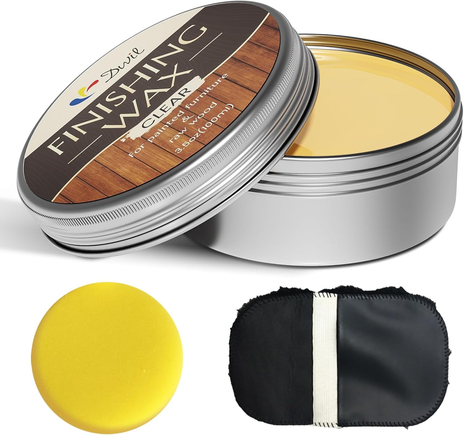 Wood Finishing Wax for Furniture – 100% Natural Chalk Paint Wax for Sealing & Pr