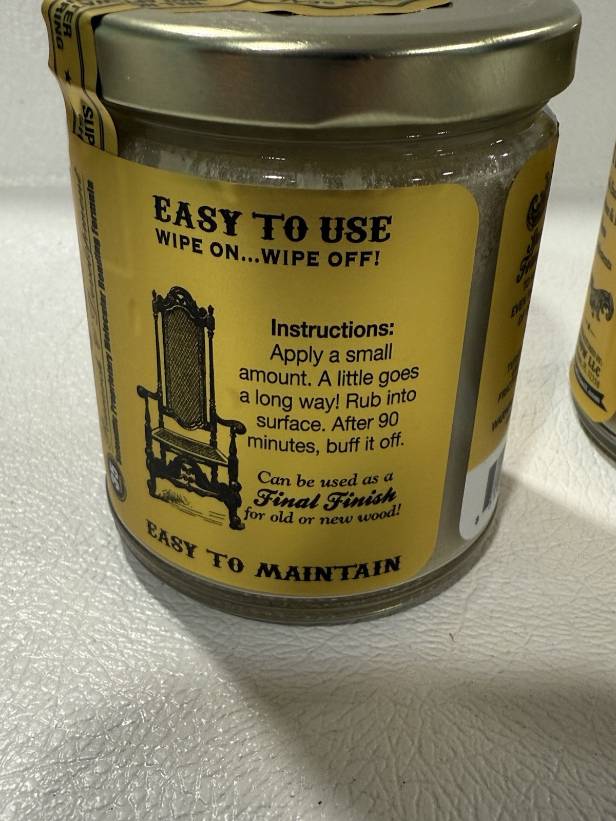 Odie’s Wax All Wood Surfaces Finishing Wax, Odysseus Cornwall’s -9 fl oz
