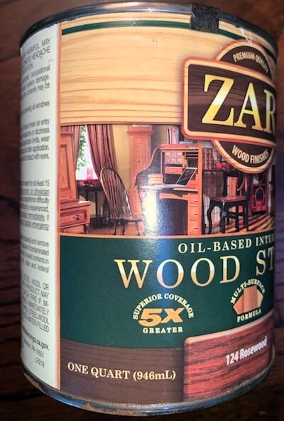 Zar Interior Stain 124 Rosewood Quart