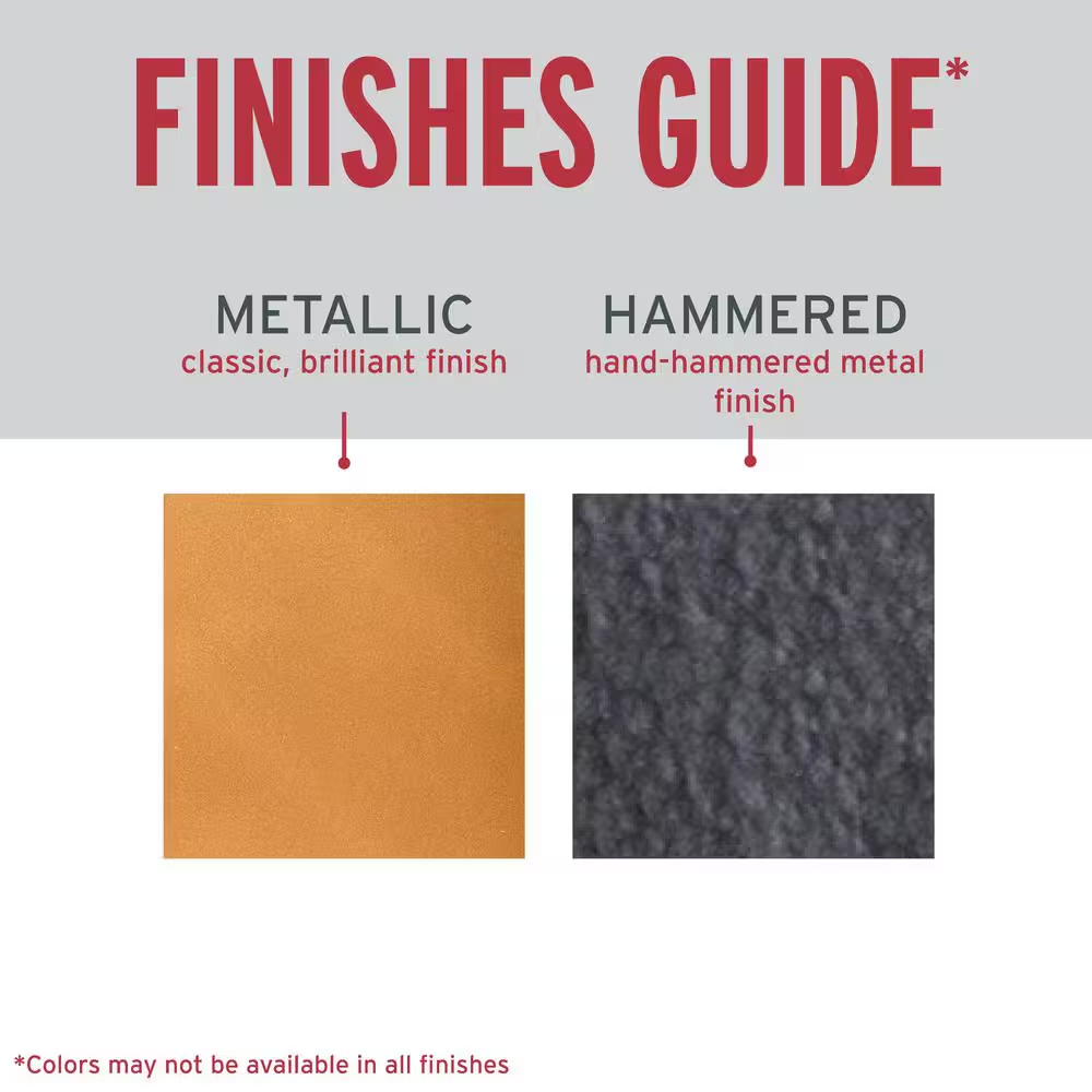 1 Qt. Silver Hammered Gloss Rust Preventive Interior/Exterior Paint (2-Pack)