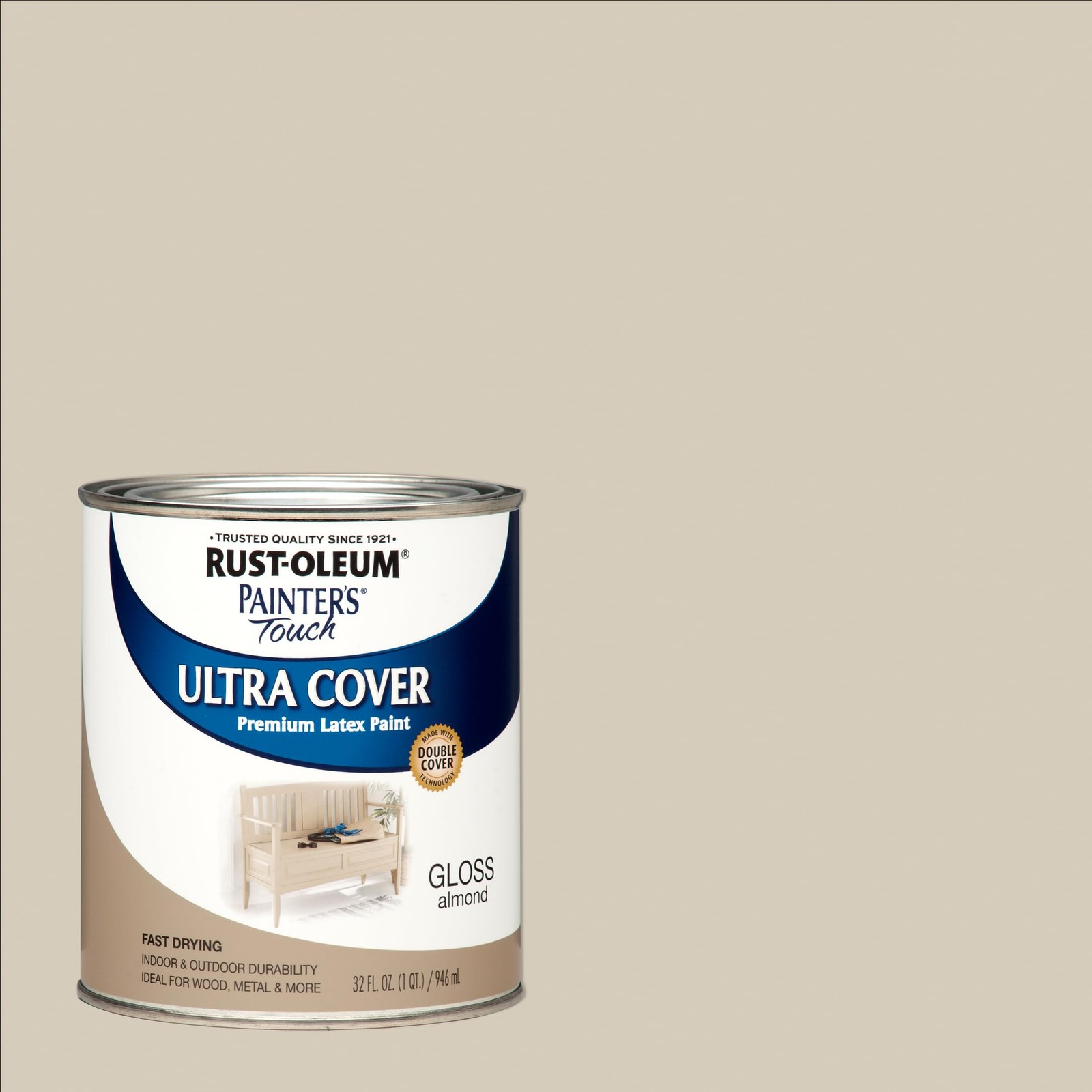 Rust Oleum Painter’s Touch Gloss Almond 1 Quart Multi Surface Paint