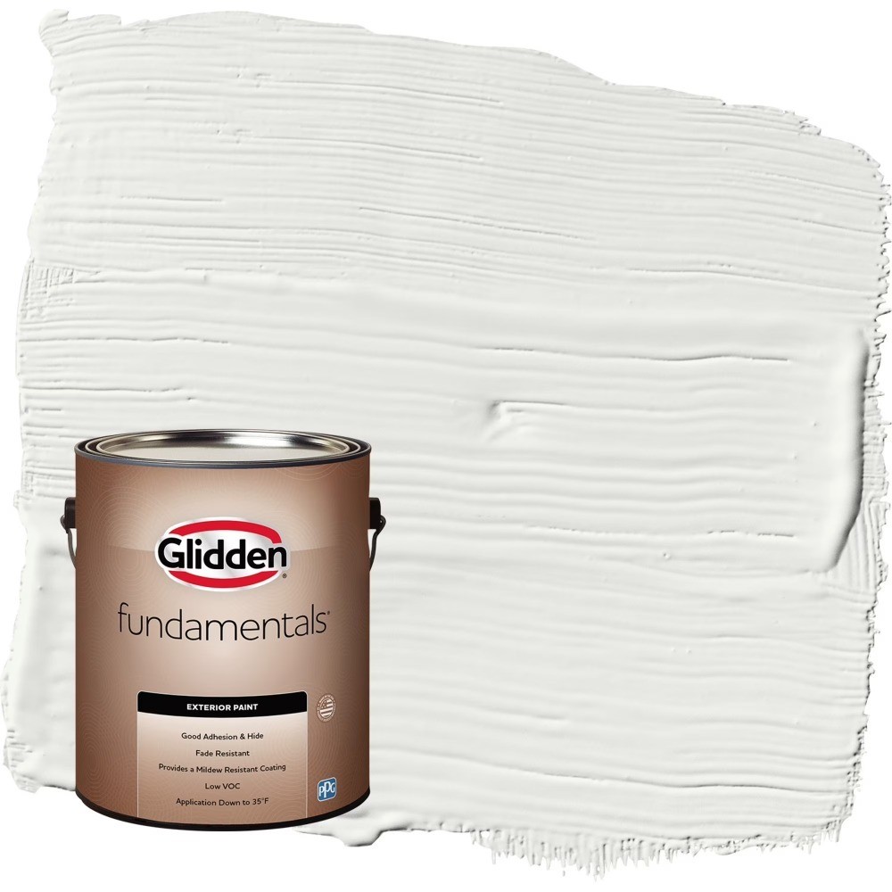 1 Gallon White Semi-Gloss Exterior Paint