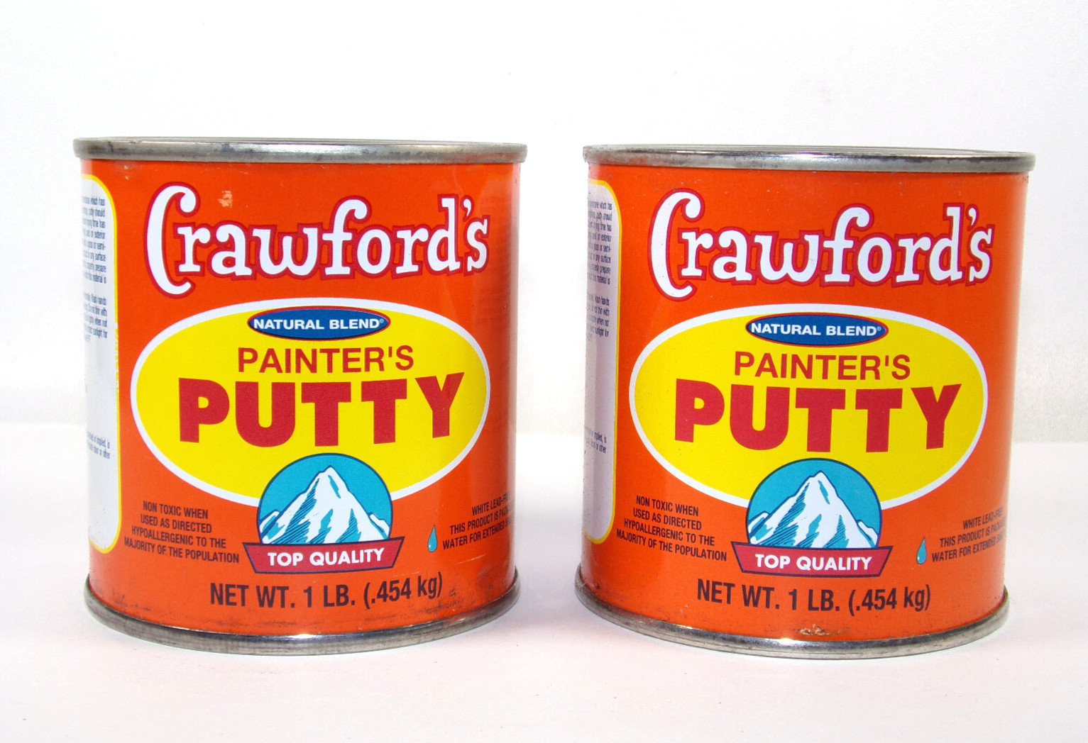 Crawford’s Natural Blend Painter’s Putty 31616, 1/2 Pint, 1lb each (Qty 2)