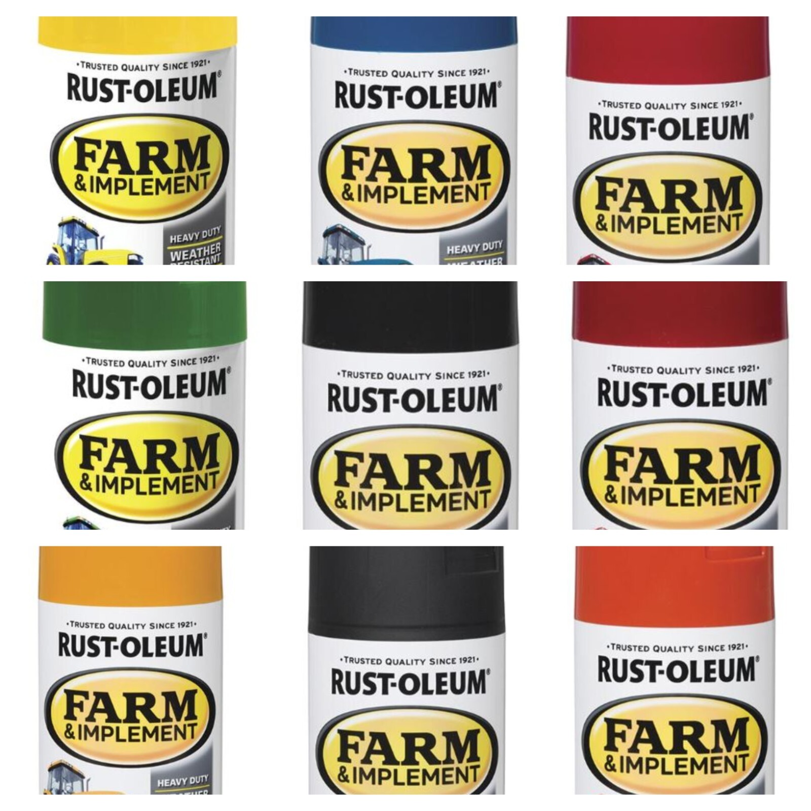 Rust-Oleum® Gloss Farm & Implement Spray Paint – 12 oz. Price Per Can New