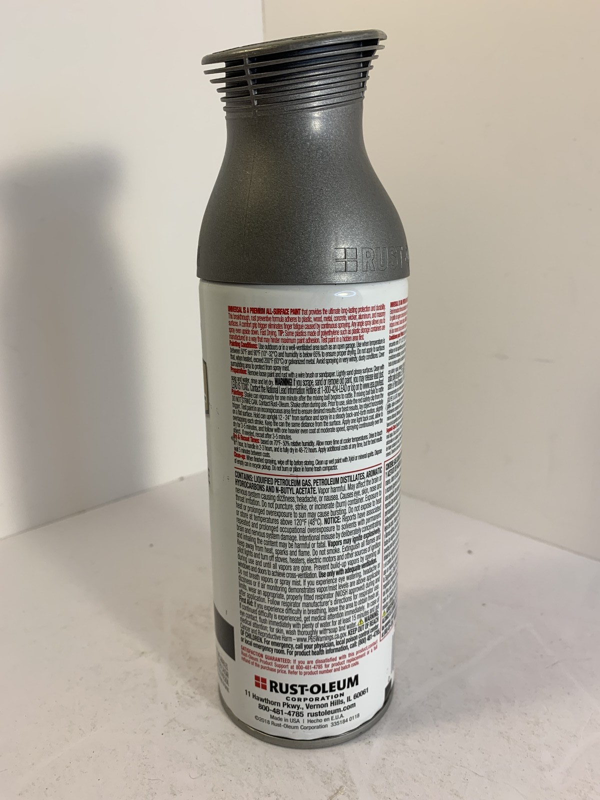 Rust-Oleum Universal Advanced Formula Spray Paint & Primer Aged Metallic