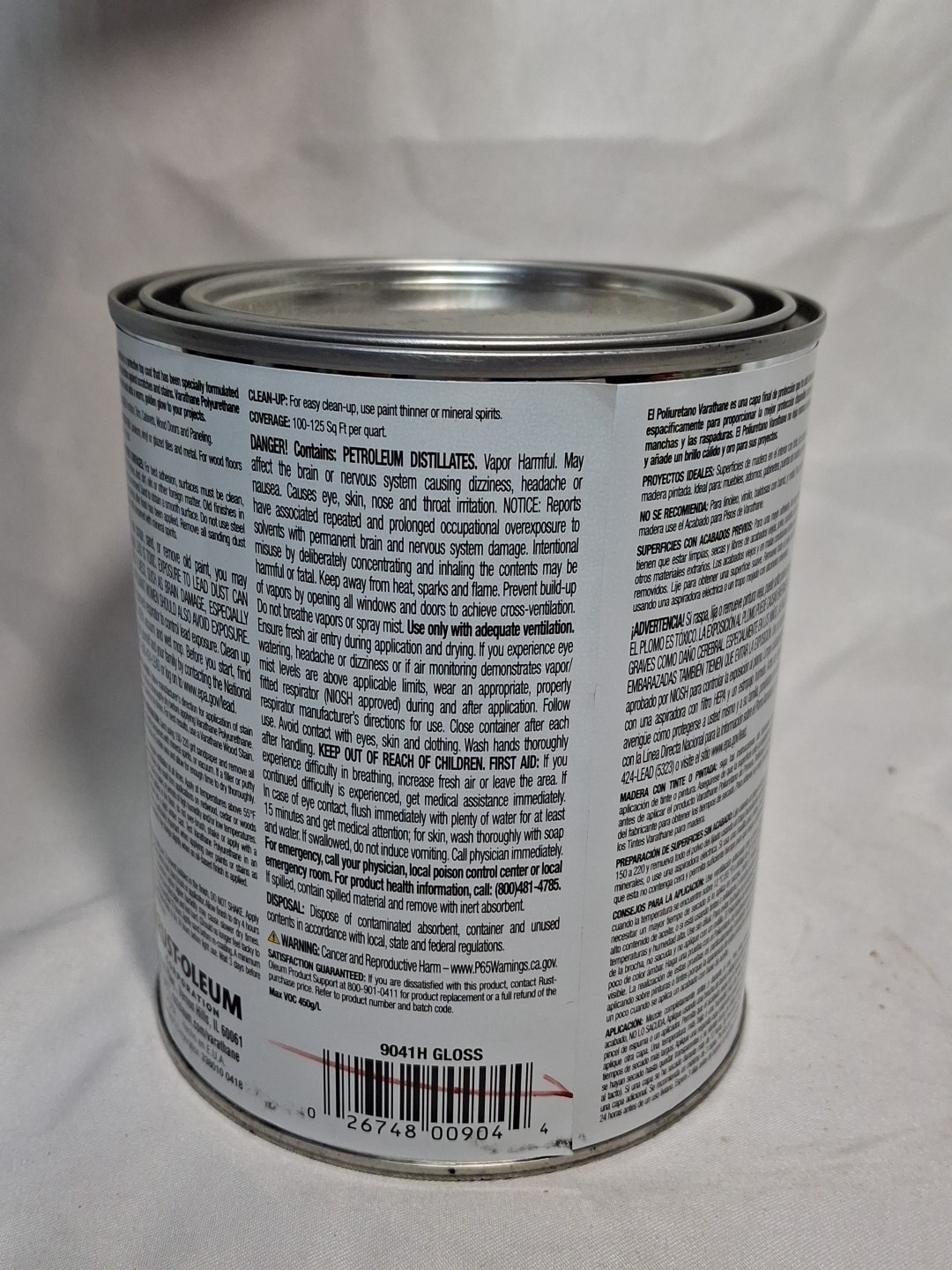 Varathane Ultimate Oil Based Polyurethane, Gloss Finish, 1 Quart Protects Wood