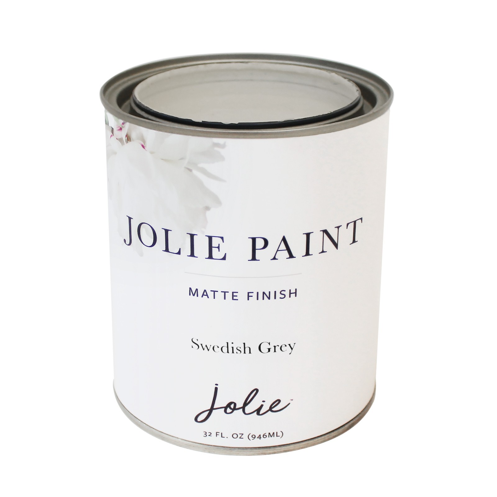 Jolie Paint for furniture, cabinets, and decor: Swedish Grey (1 quart)