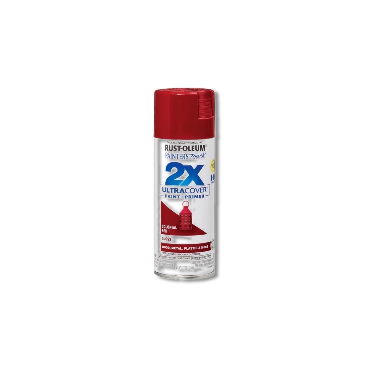 Rust-Oleum Painters Touch 2X Ultra Cover Colonial Red Spray Paint 12 oz /6PK