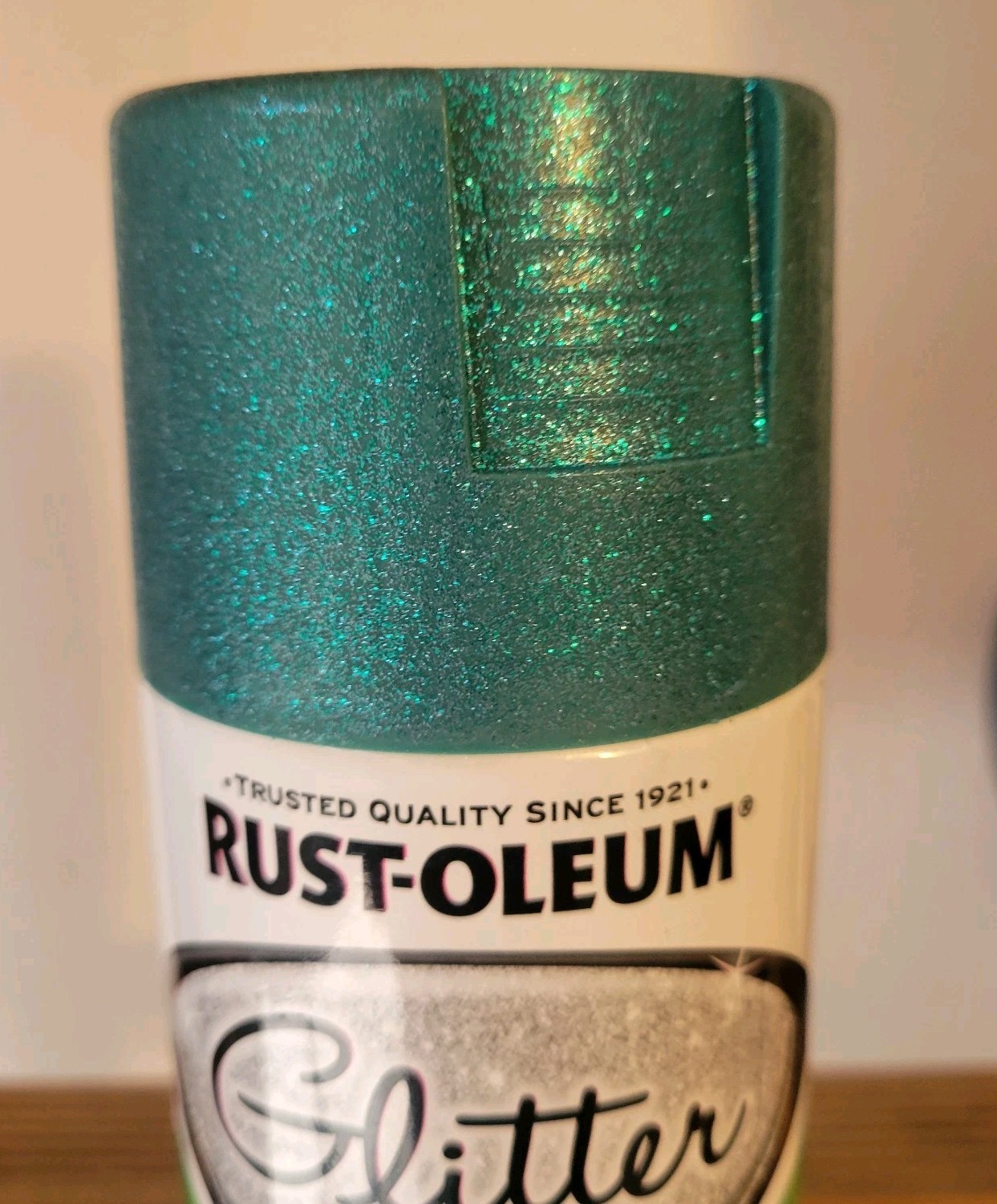 Rustoleum Specialty Glitter Turquoise Spray Paint Multi-Surface Craft Hobby