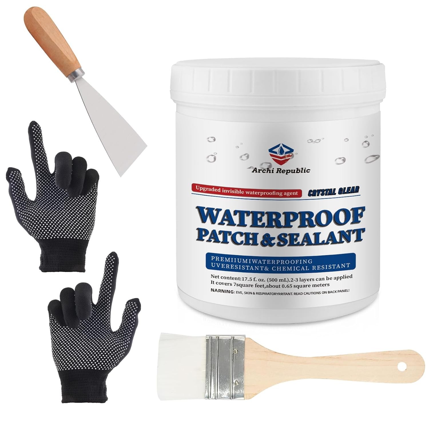 Archi Republic Clear Waterproofer – Highly Effective Waterproofing Coating That