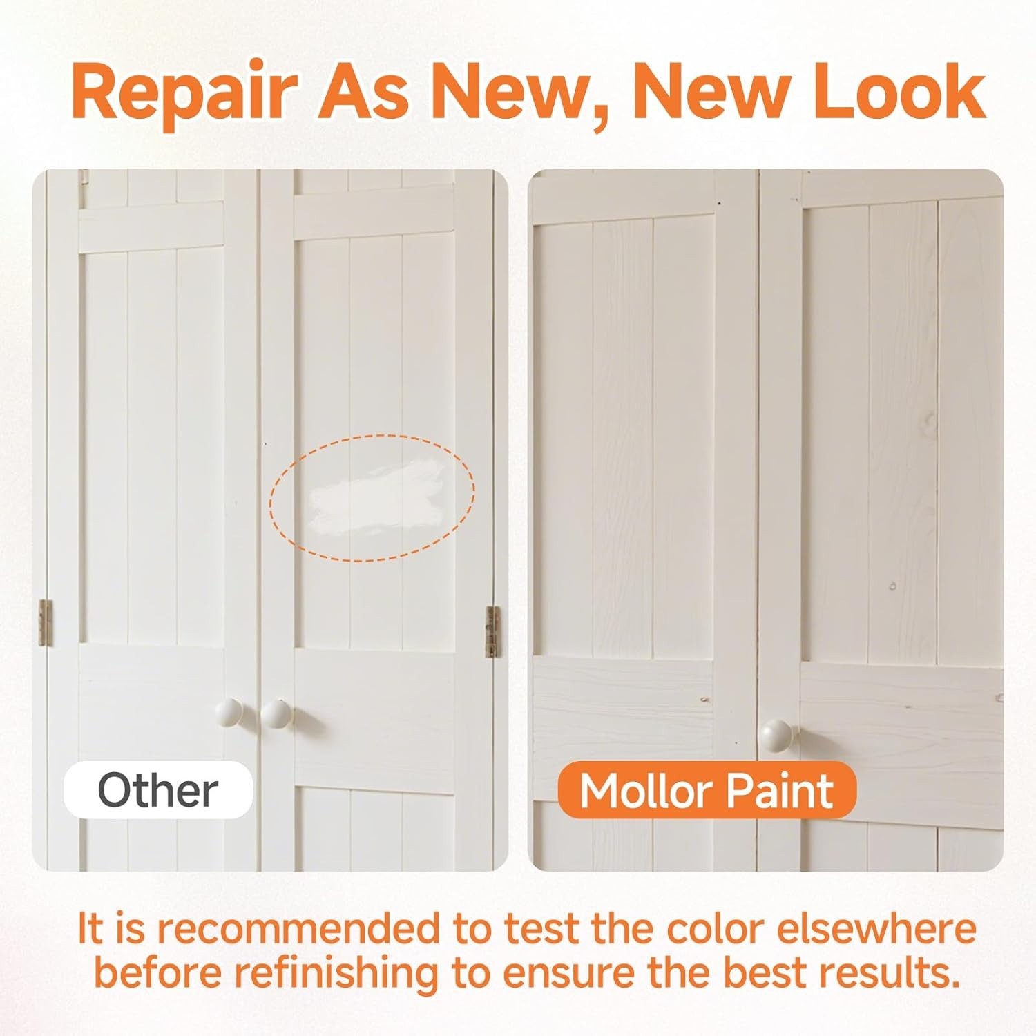 Durable 1.5 Oz White Wood Repair Paint: Quick-Dry & Non-Toxic Formula