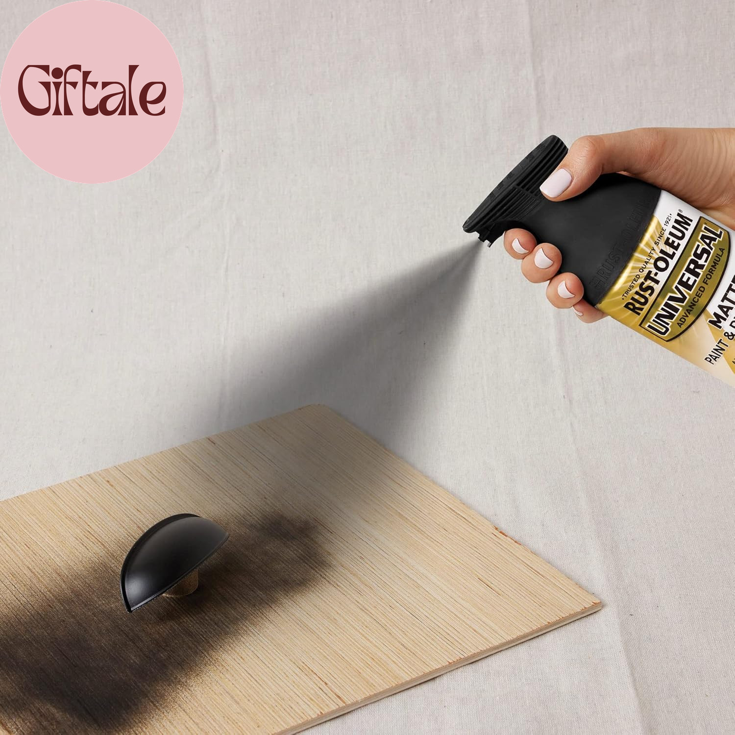 330505 Universal All Surface Spray Paint, 12 Oz, Matte Farmhouse Black