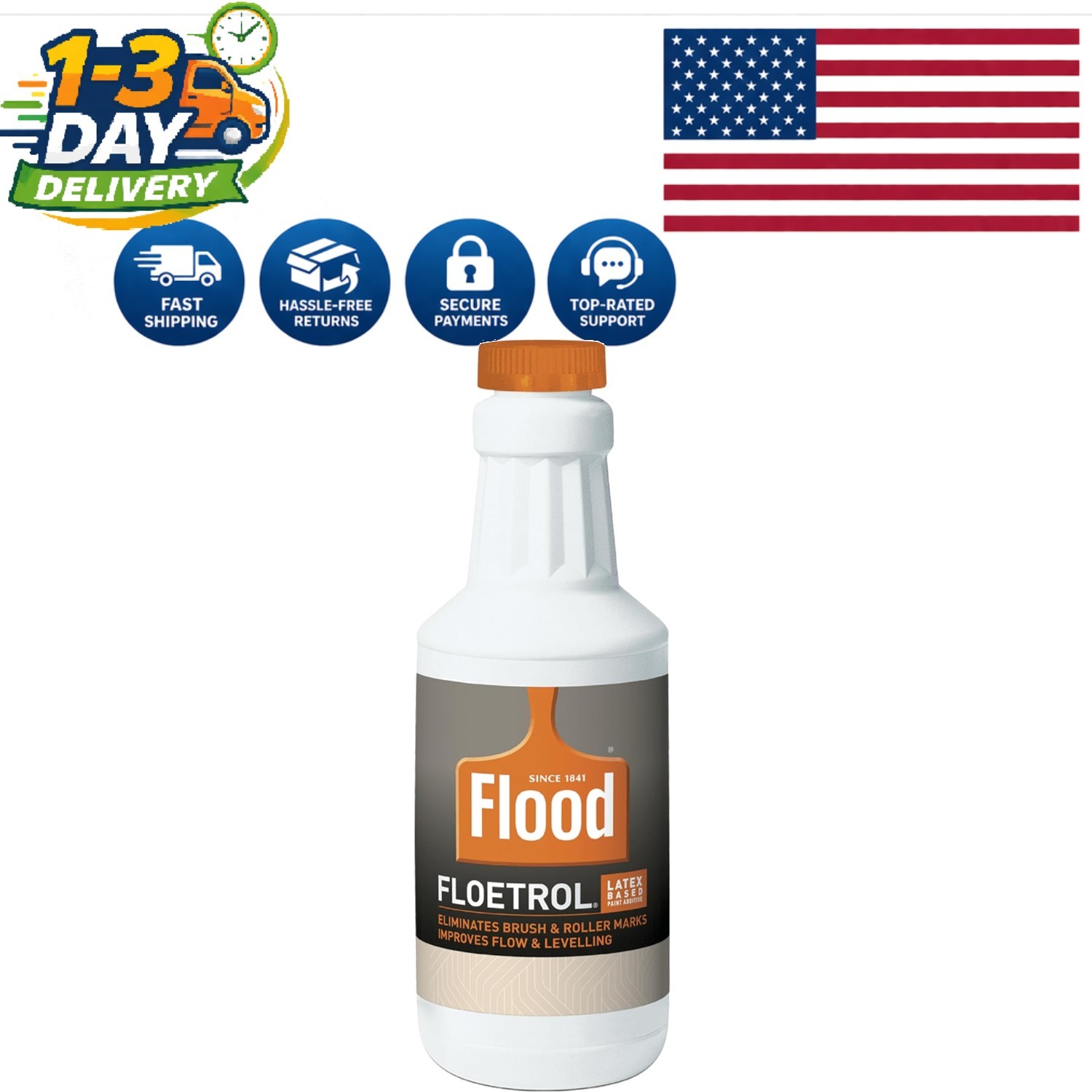 Maximize Coverage with Floetrol 1 qt. Clear Paint Additive – Up to 300 sq. ft.