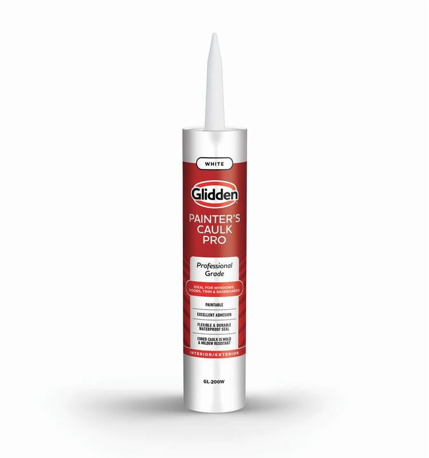 (4 pack) Painter’s Caulk Pro 10.1 Fl. Oz. Multi-Purpose Acrylic Caulk, White