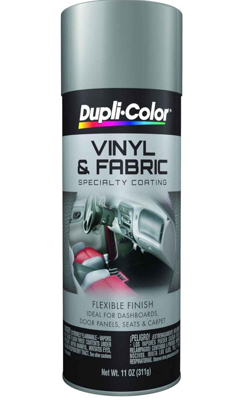Dupli-Color HVP111 Vinyl and Fabric Coating Spray Paint – medium Gray 11OZ Aer